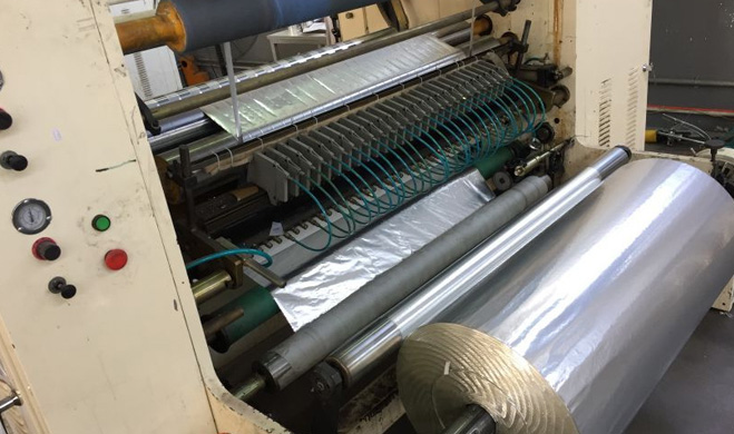 Proses Laminasi Aluminium Foil Tape Produksi